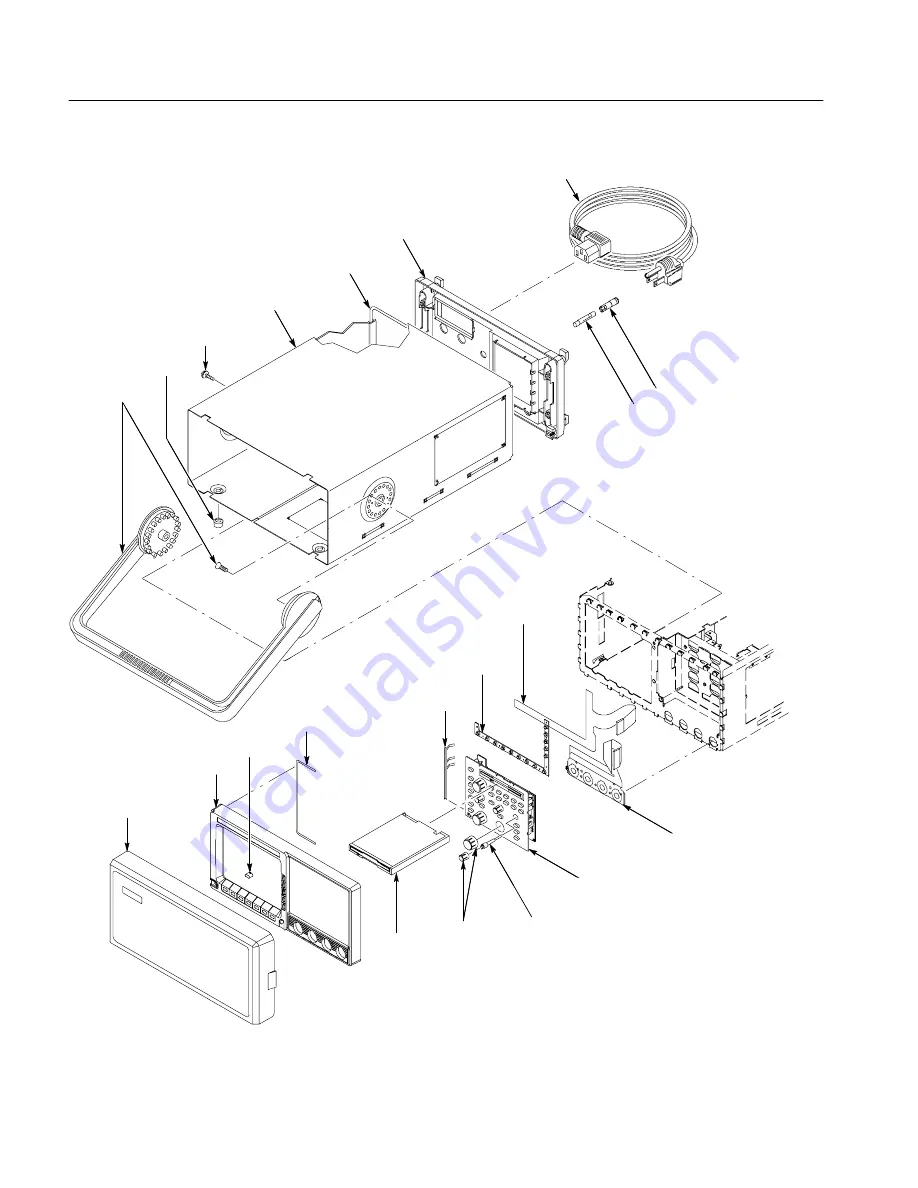 Tektronix TDS 420A Service Manual Download Page 168