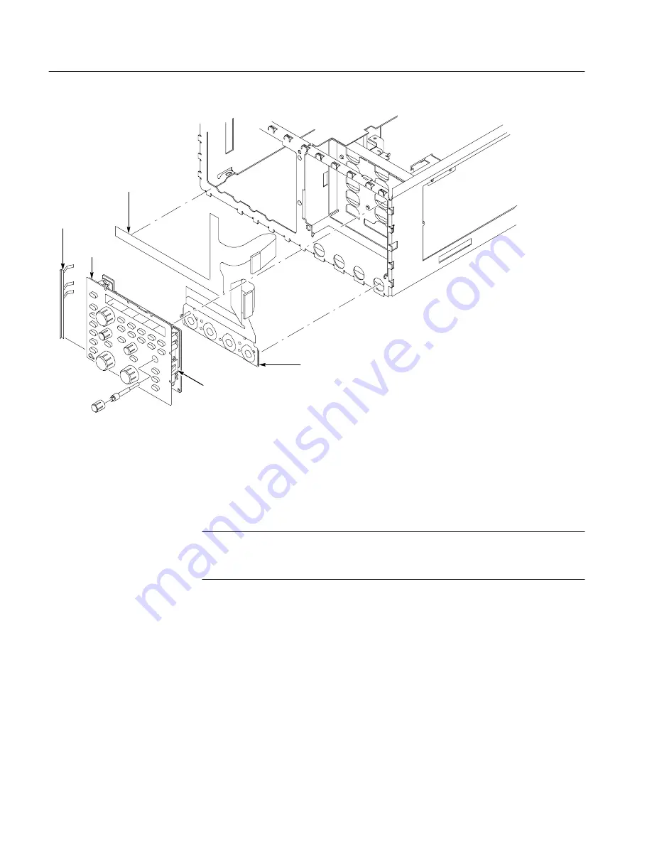 Tektronix TDS 420A Service Manual Download Page 188