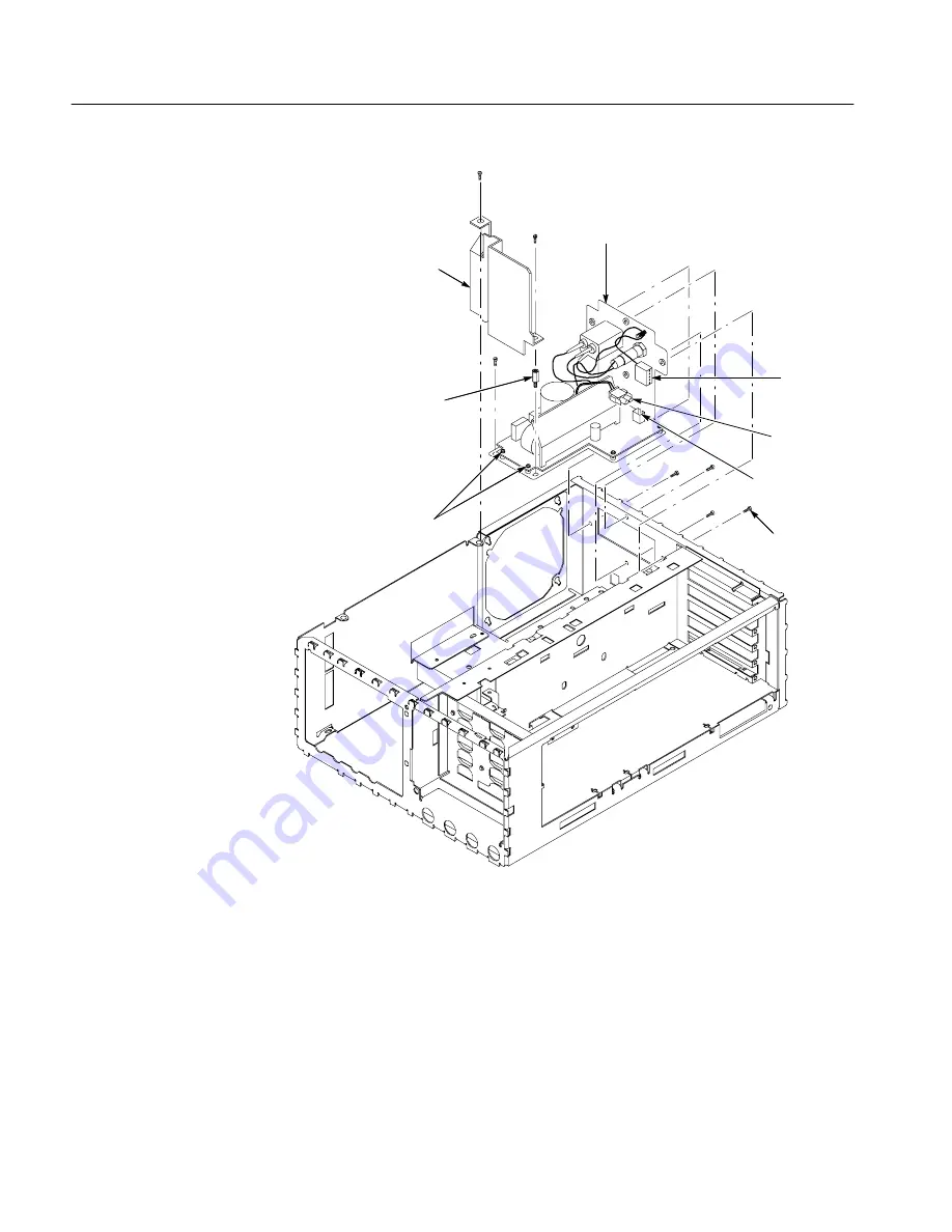 Tektronix TDS 420A Service Manual Download Page 208