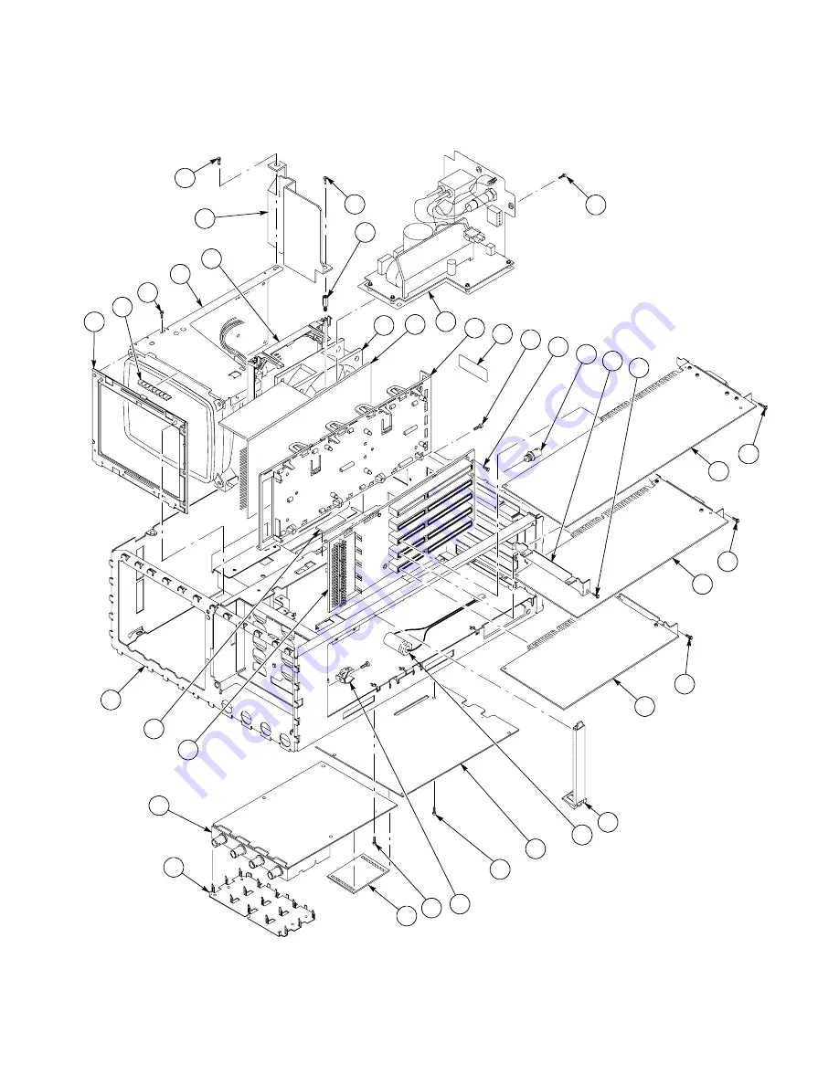 Tektronix TDS 420A Service Manual Download Page 283