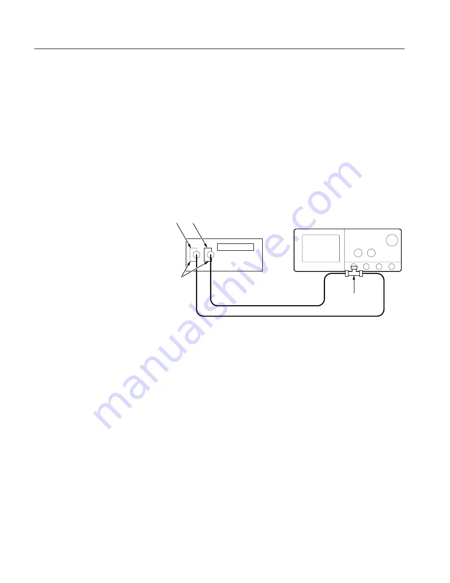 Tektronix TDS 500C Performance Verification Manual Download Page 46