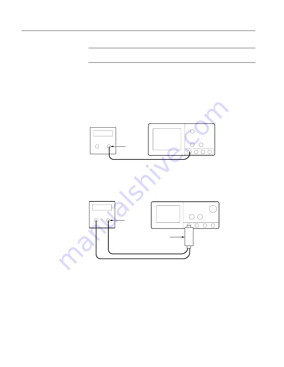 Tektronix TDS 500C Performance Verification Manual Download Page 50