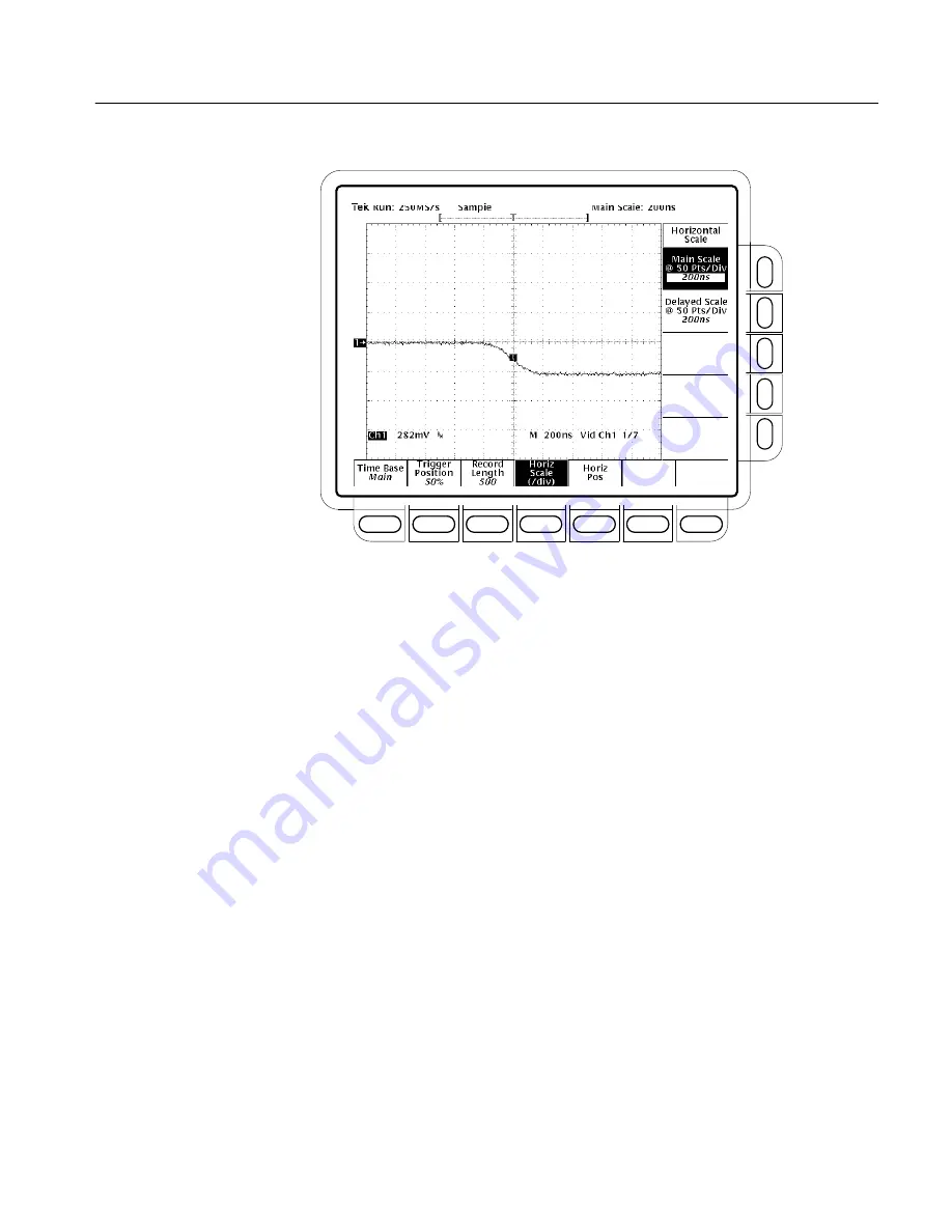 Tektronix TDS 500C Performance Verification Manual Download Page 85