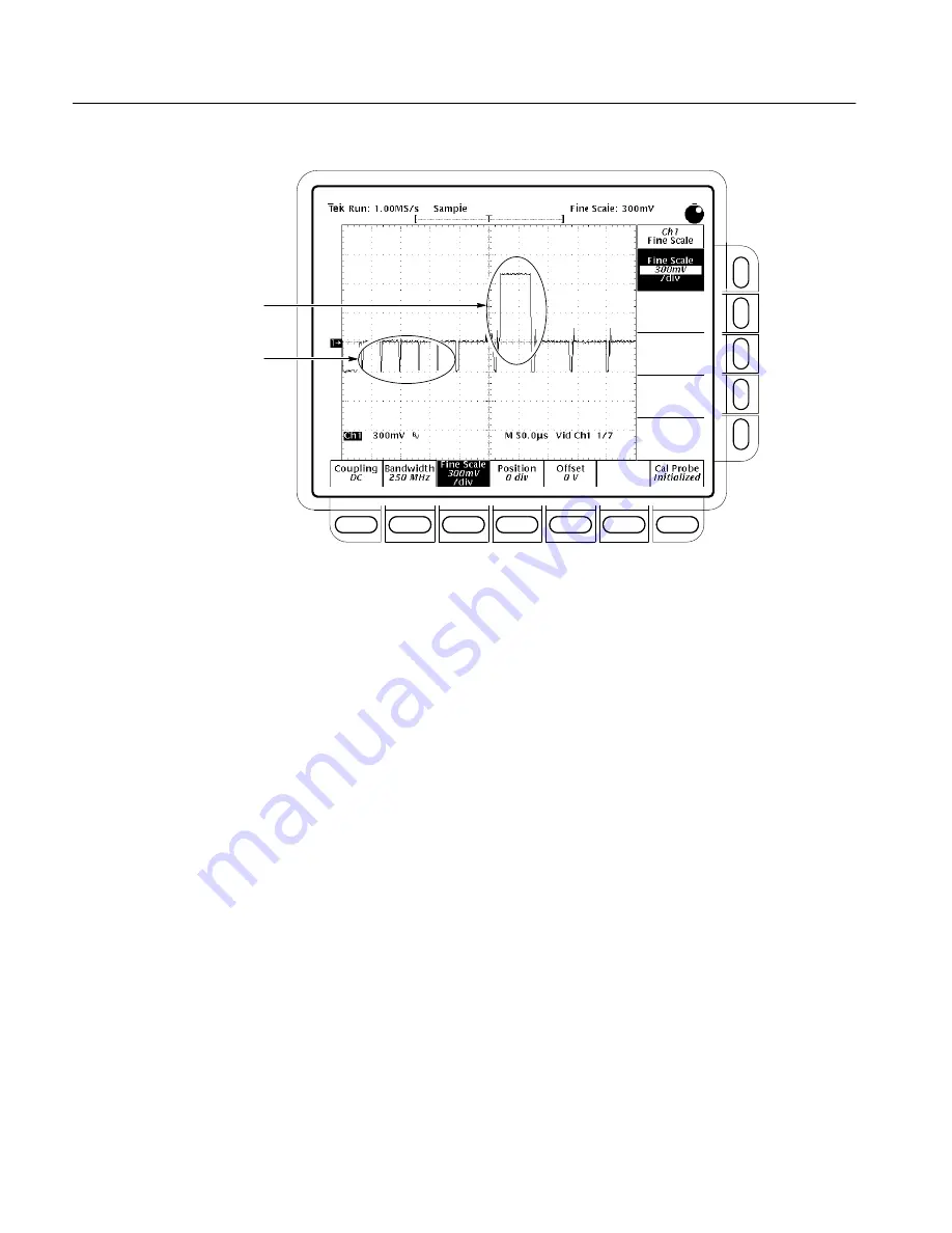 Tektronix TDS 500C Performance Verification Manual Download Page 88