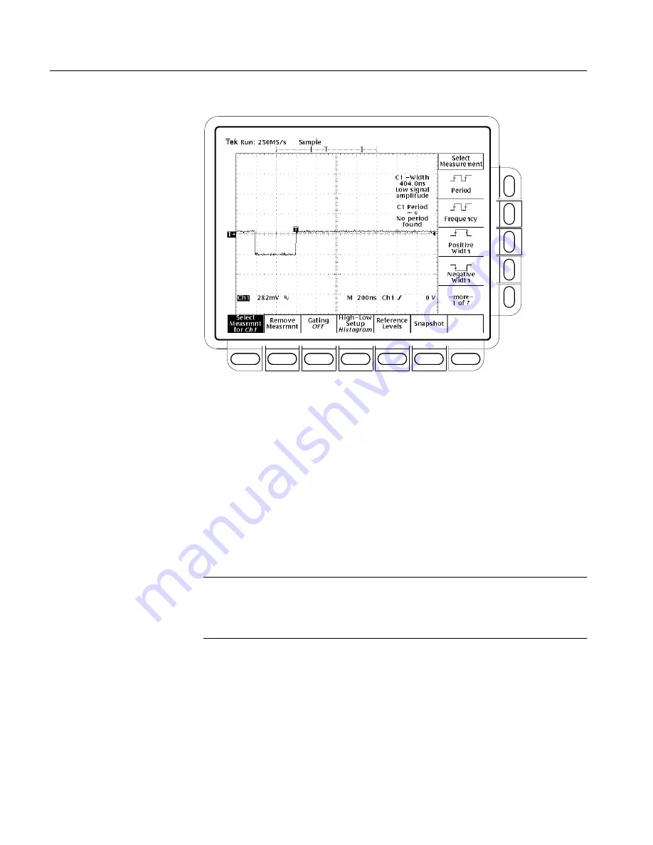 Tektronix TDS 500C Performance Verification Manual Download Page 98