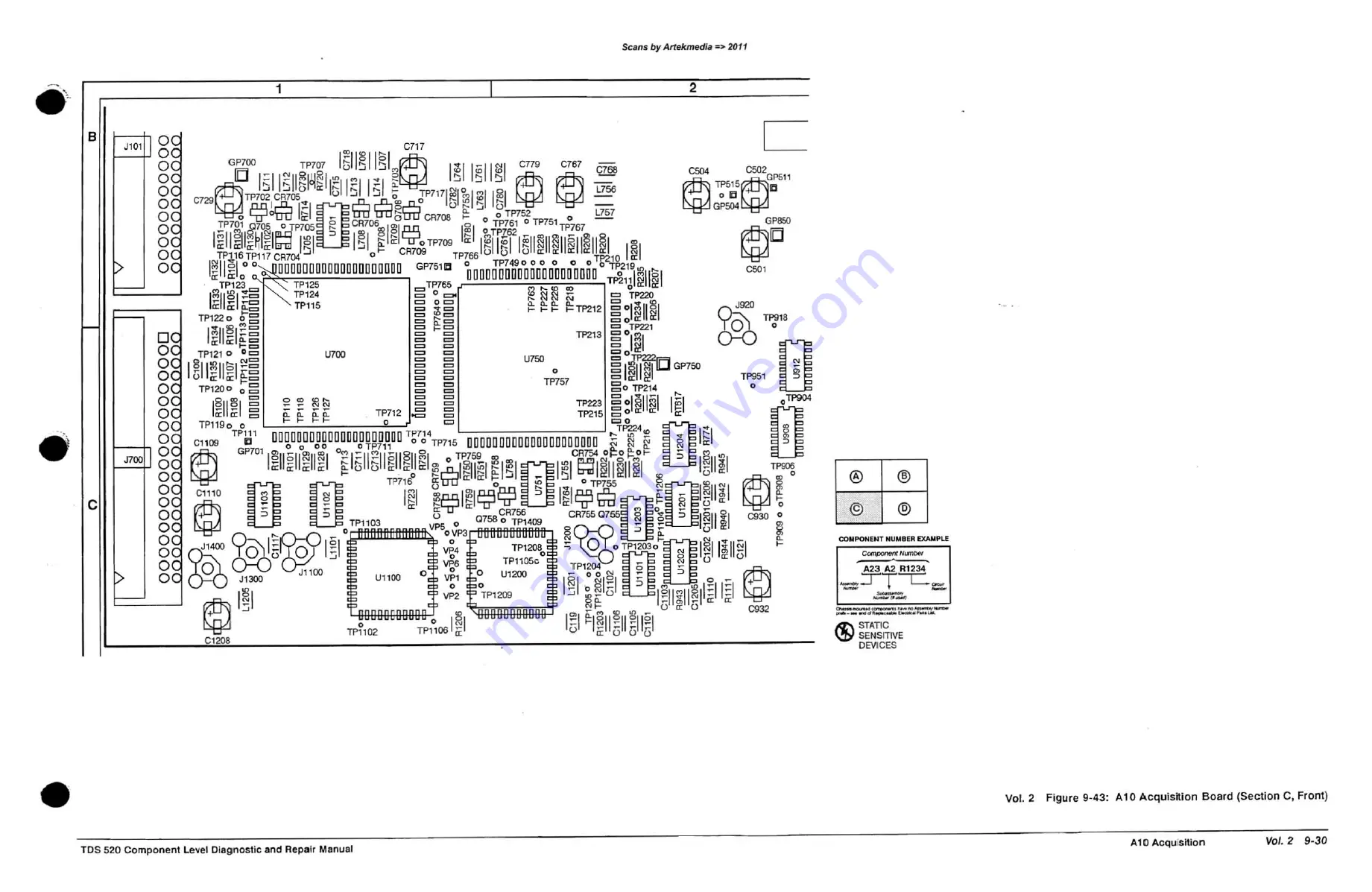 Tektronix TDS 520 Скачать руководство пользователя страница 41