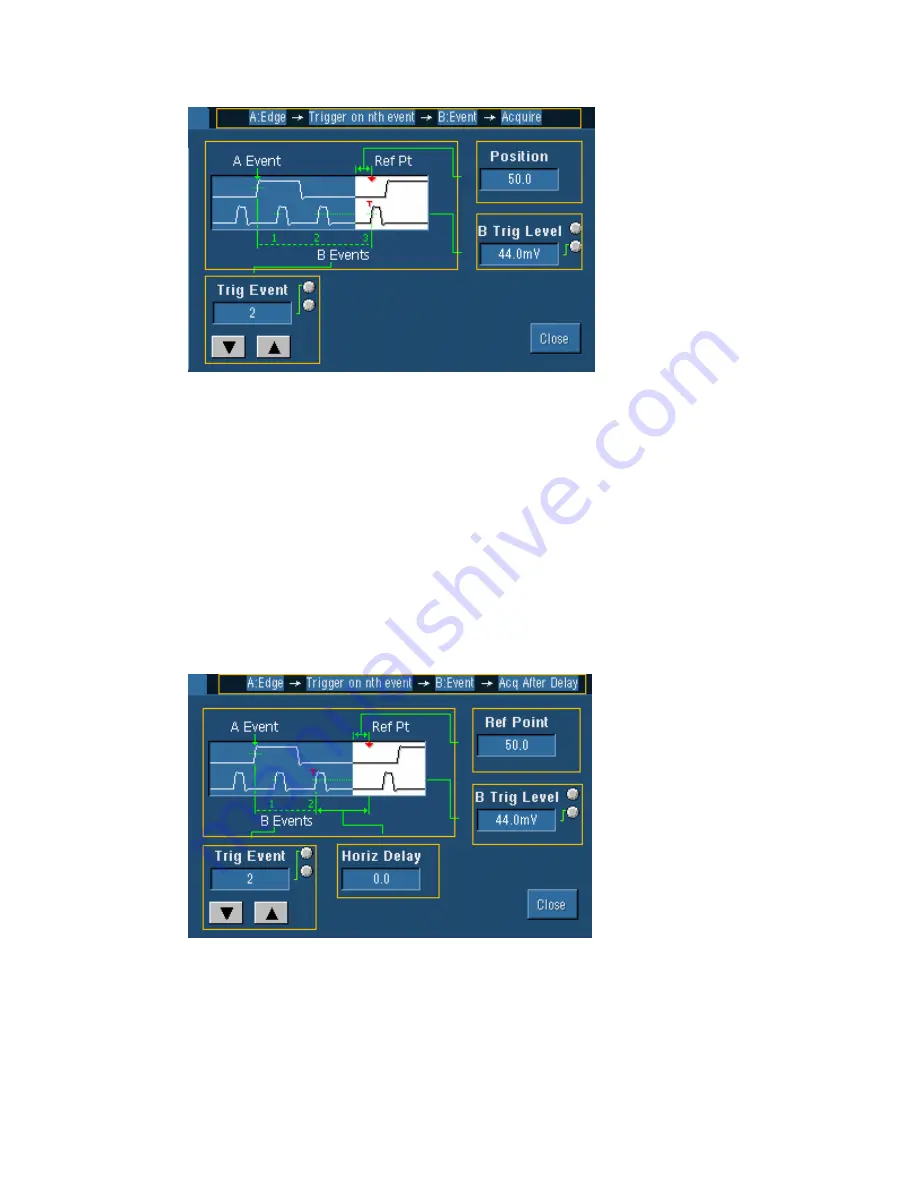 Tektronix TDS5000B Series Online Help Manual Download Page 135