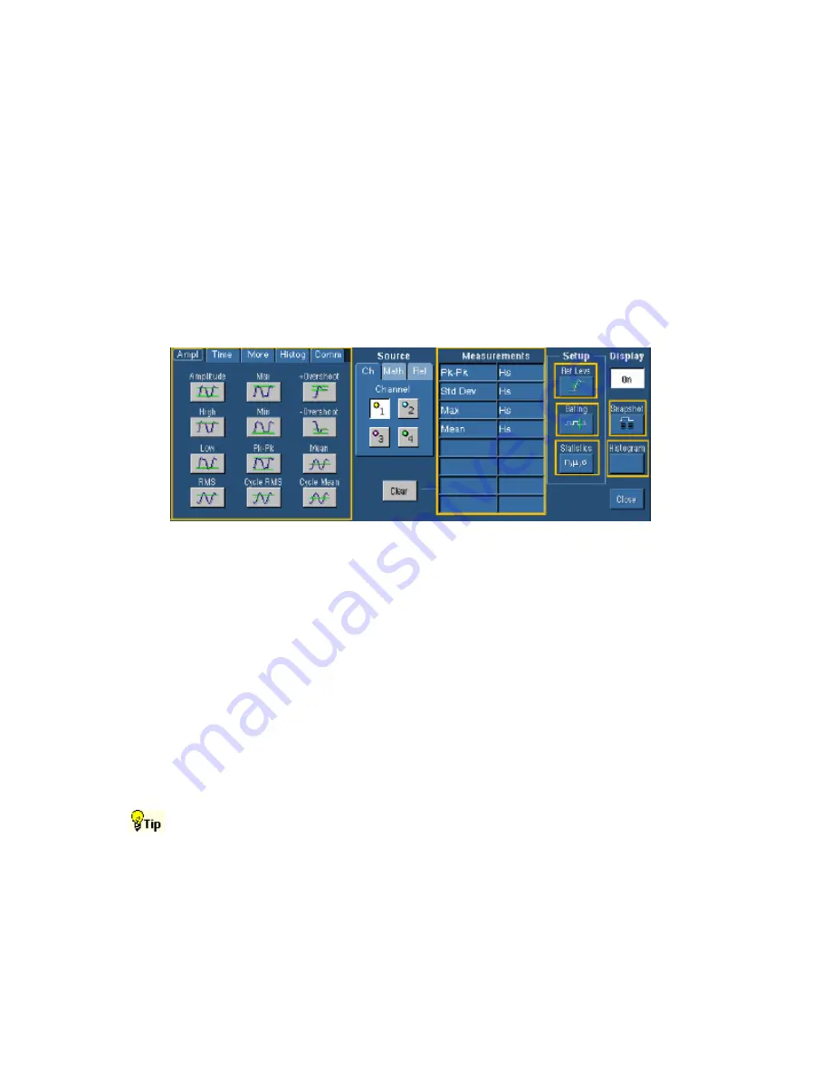 Tektronix TDS5000B Series Скачать руководство пользователя страница 158