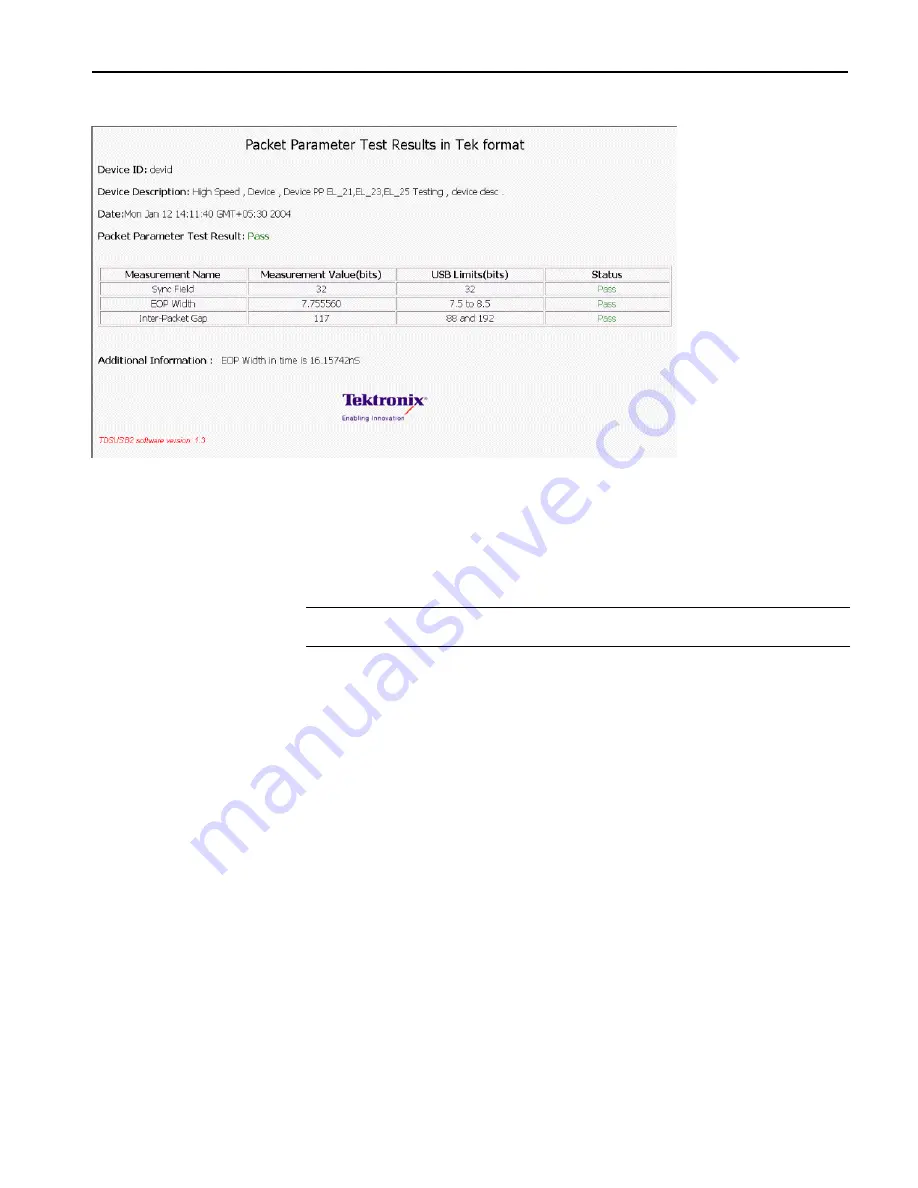 Tektronix TDS5032 Manual Download Page 127