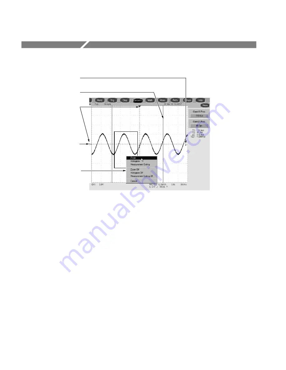 Tektronix TDS5054 User Manual Download Page 63