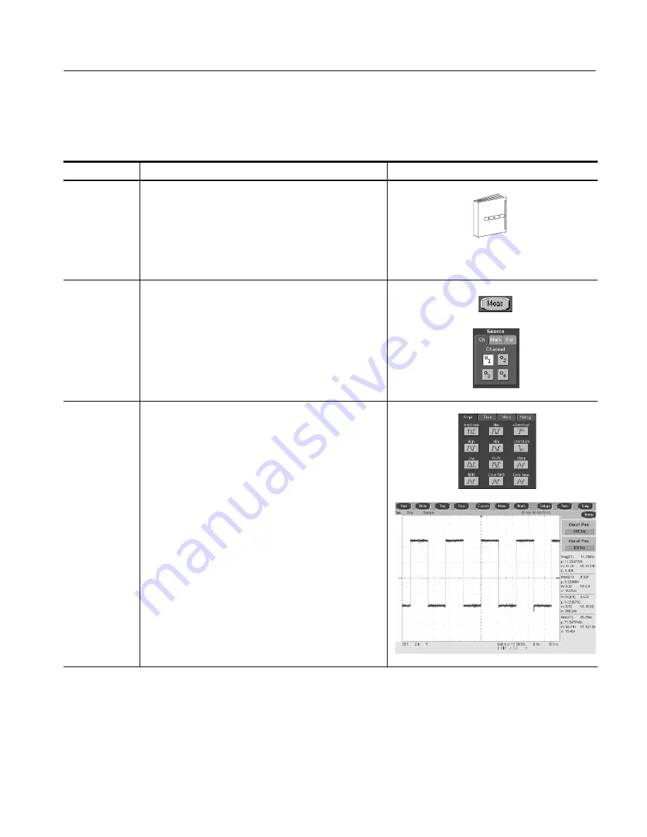 Tektronix TDS5054 User Manual Download Page 186