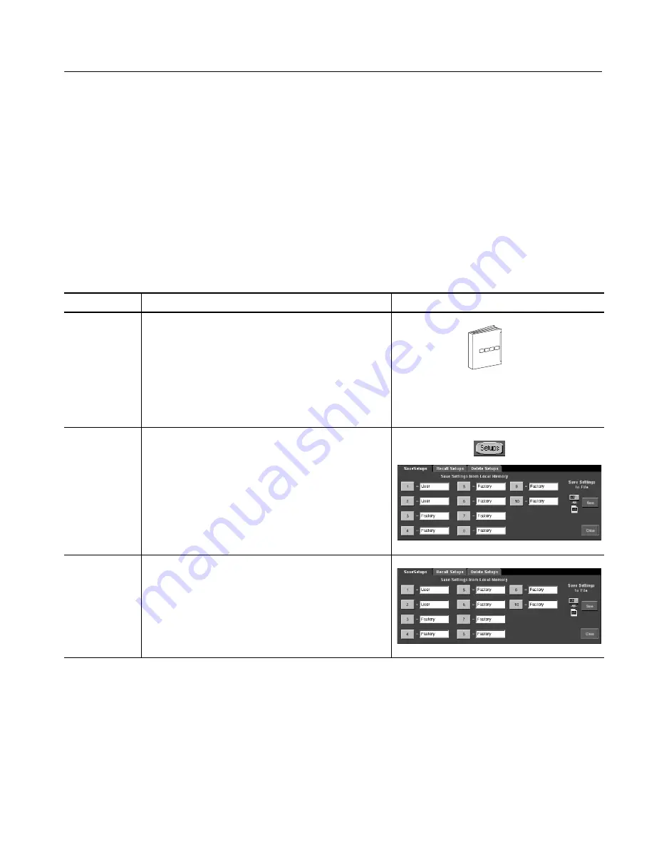 Tektronix TDS5054 User Manual Download Page 252