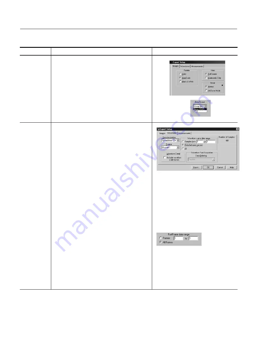 Tektronix TDS5054 User Manual Download Page 265