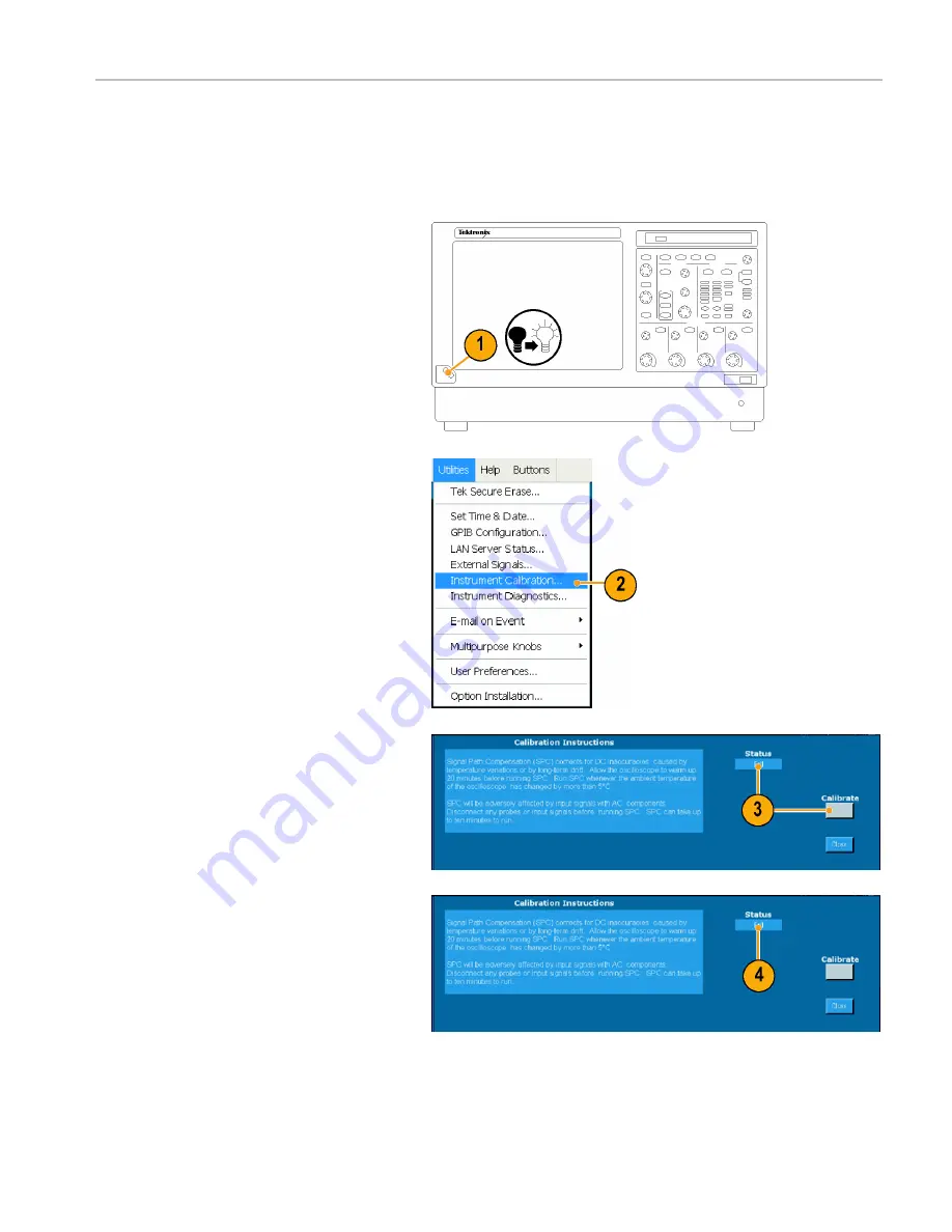 Tektronix TDS6000B Series Quick Start User Manual Download Page 25