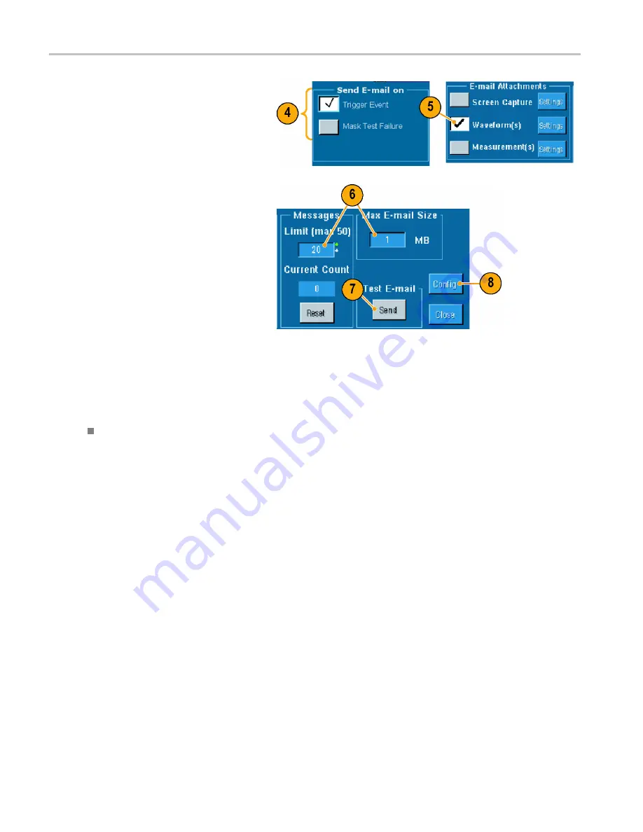 Tektronix TDS6000B Series Quick Start User Manual Download Page 78