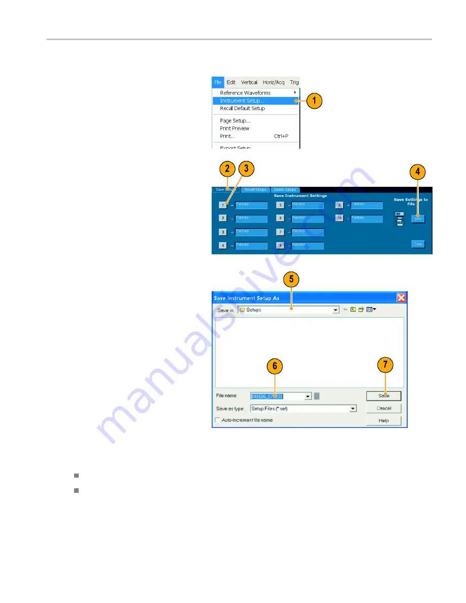 Tektronix TDS6000B Series Quick Start User Manual Download Page 87