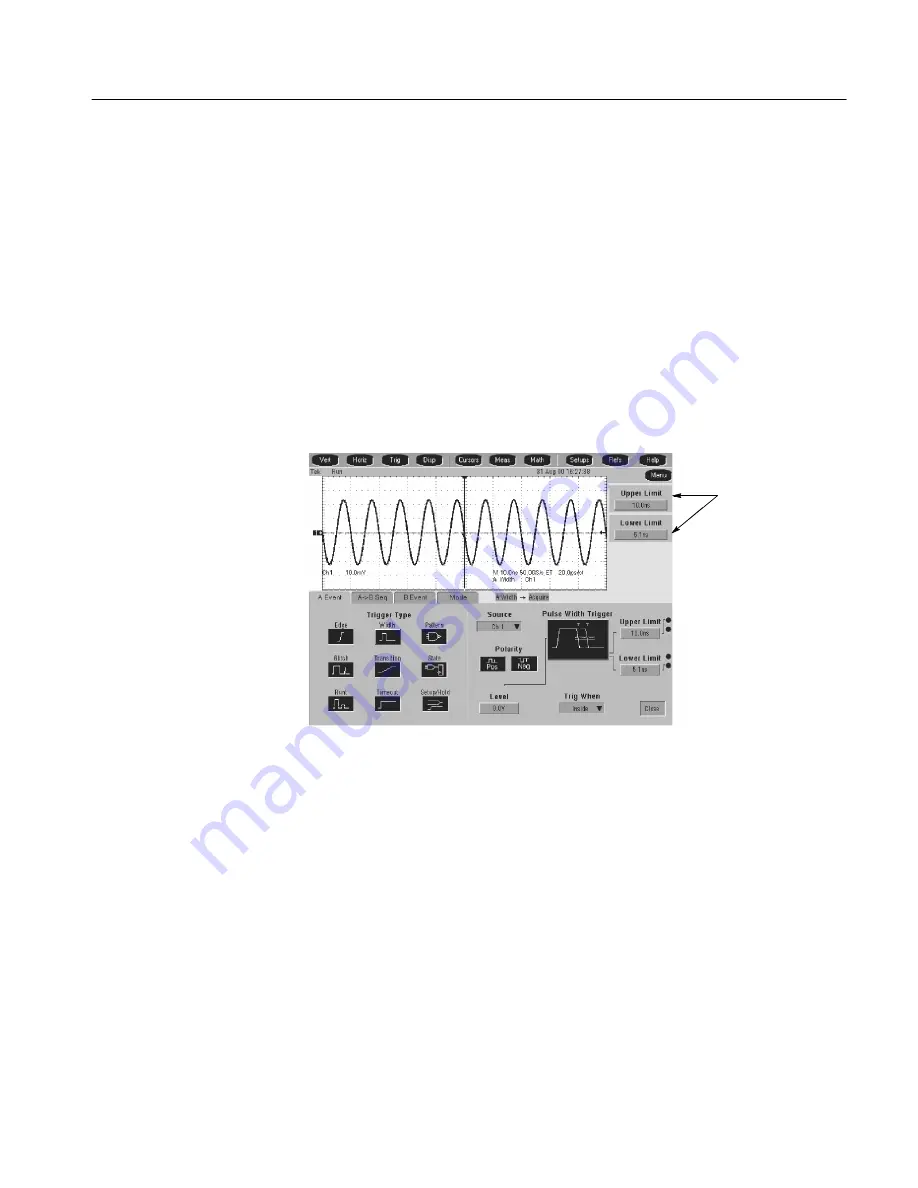 Tektronix TDS6404 Скачать руководство пользователя страница 121