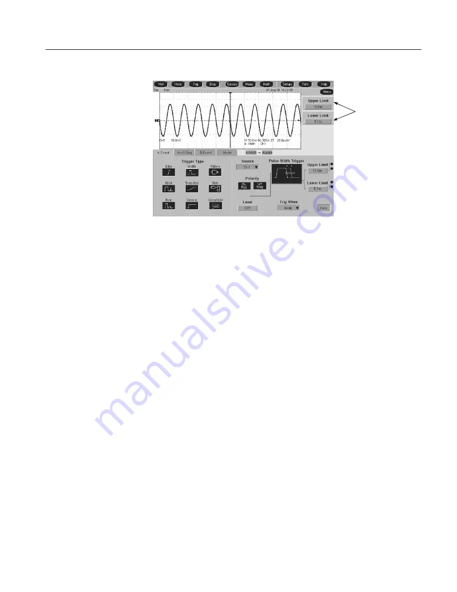 Tektronix TDS7054 Скачать руководство пользователя страница 127