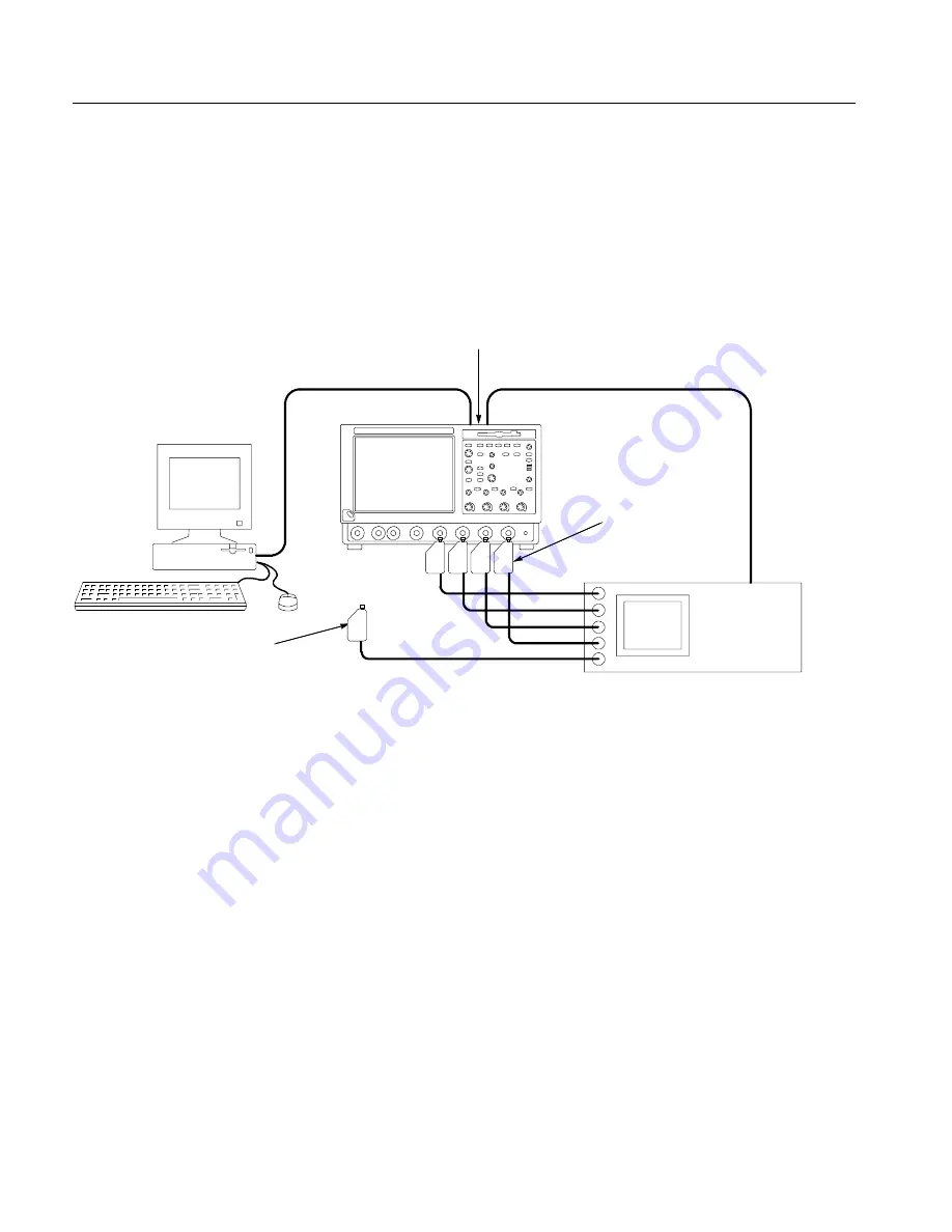 Tektronix TDS7054 Скачать руководство пользователя страница 148