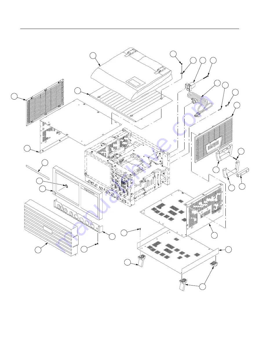 Tektronix TDS7054 Скачать руководство пользователя страница 246