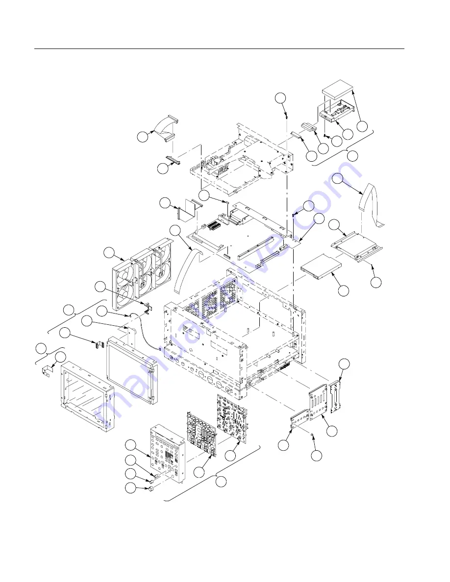 Tektronix TDS7054 Service Manual Download Page 248