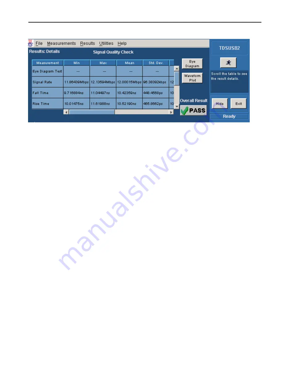 Tektronix TDSUSB2 Скачать руководство пользователя страница 80