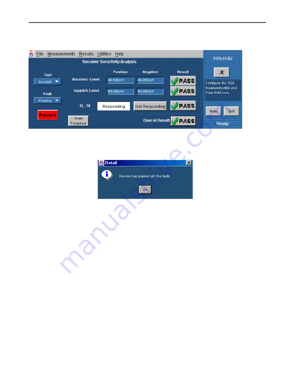 Tektronix TDSUSB2 Manual Download Page 229