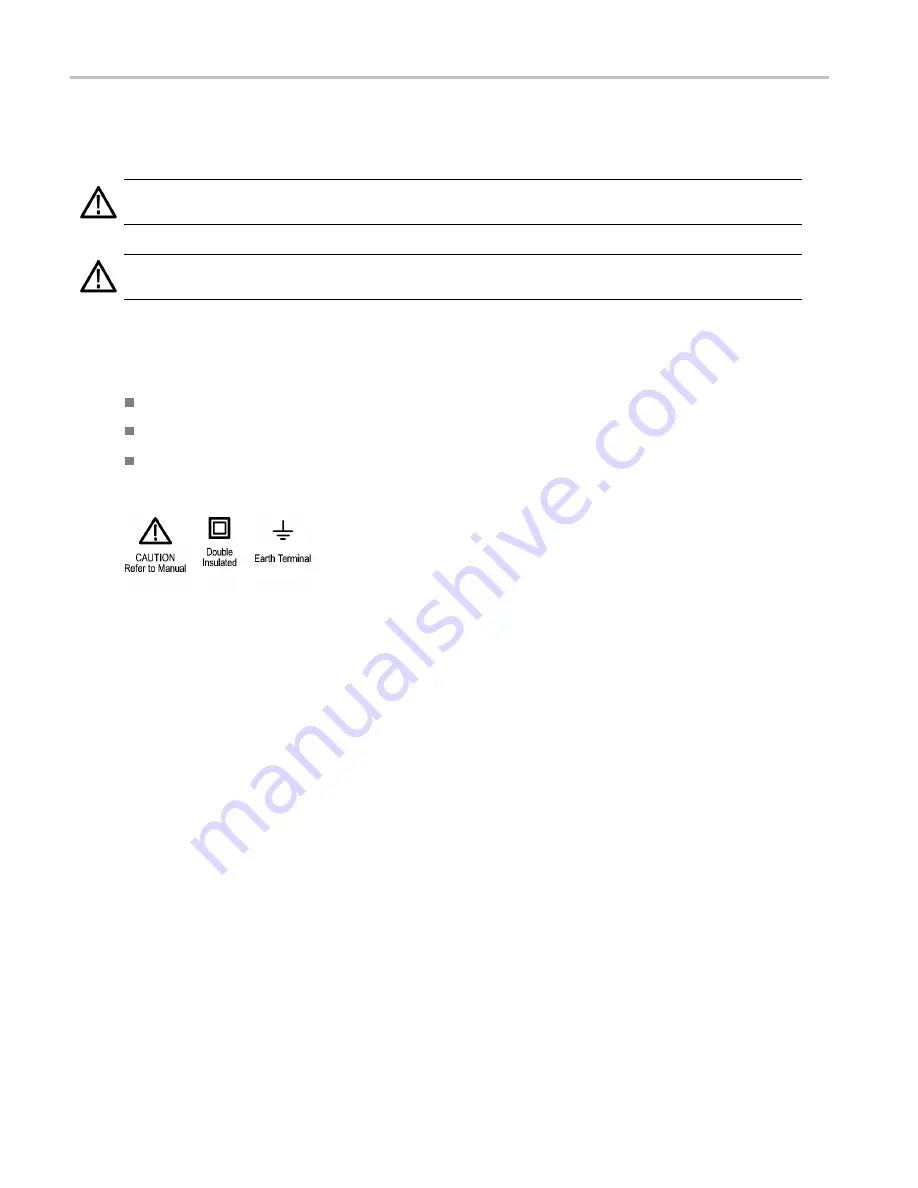 Tektronix ths3000 series Technical Reference Download Page 10