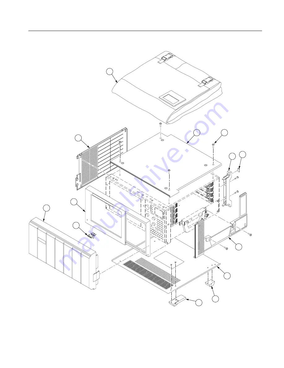 Tektronix TLA 704 Service Manual Download Page 132