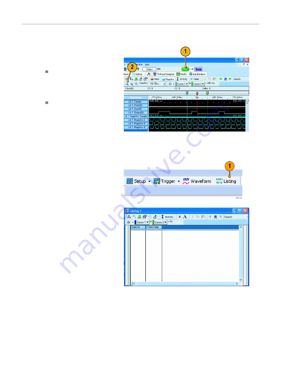 Tektronix TLA5201B Quick Start User Manual Download Page 47