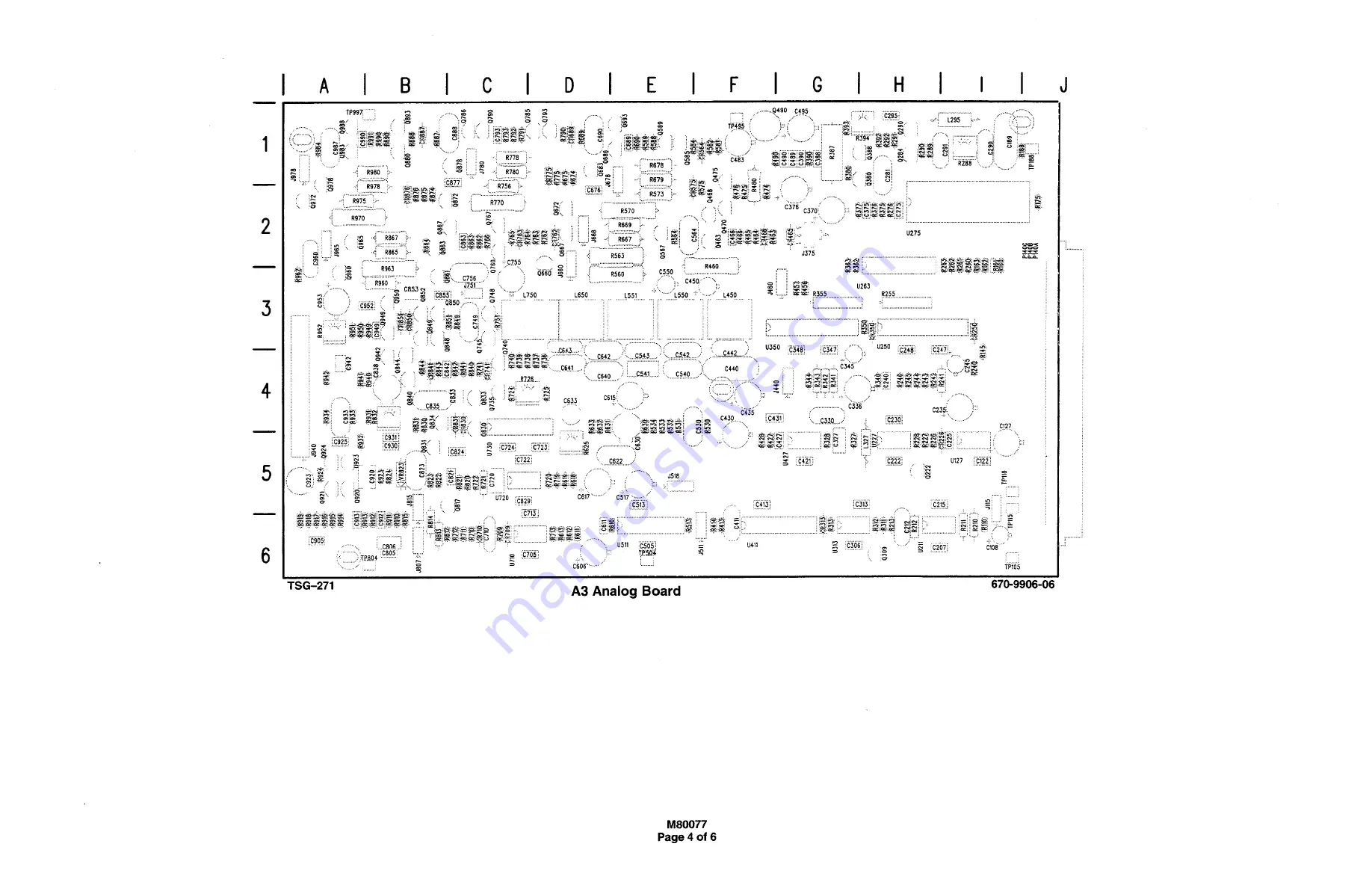 Tektronix TSG-271 Instruction Manual Download Page 181