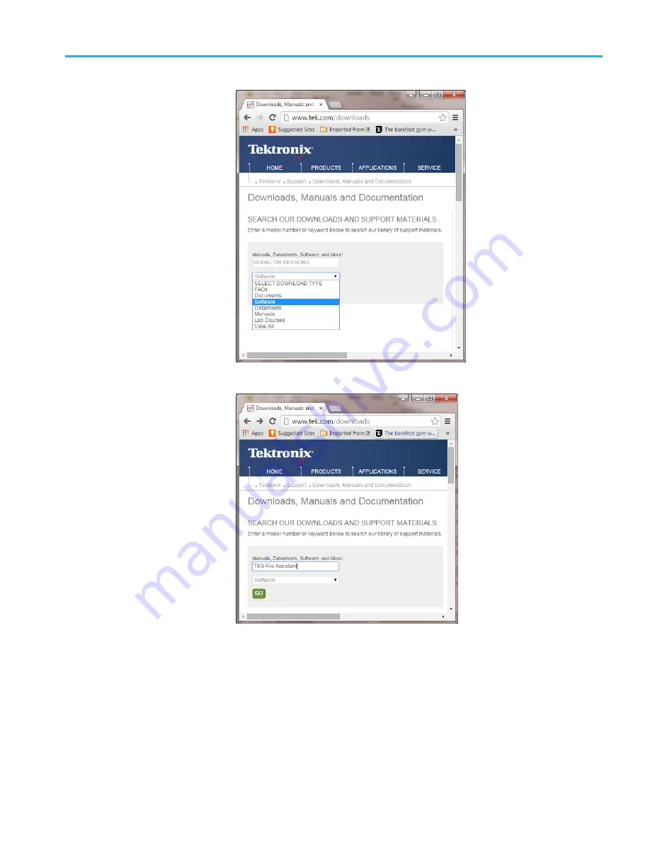 Tektronix TSG4102A User Manual Download Page 75