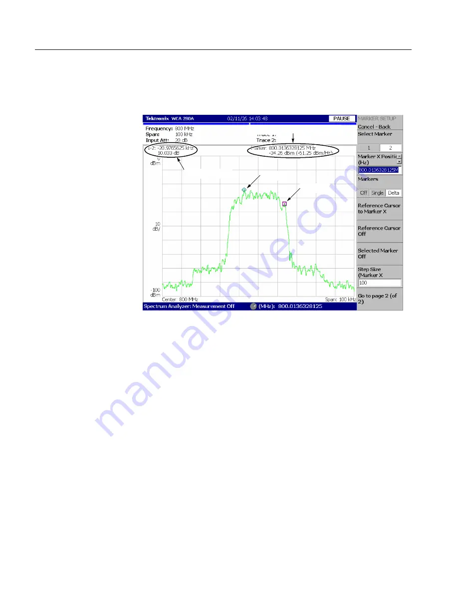 Tektronix WCA200A Скачать руководство пользователя страница 106