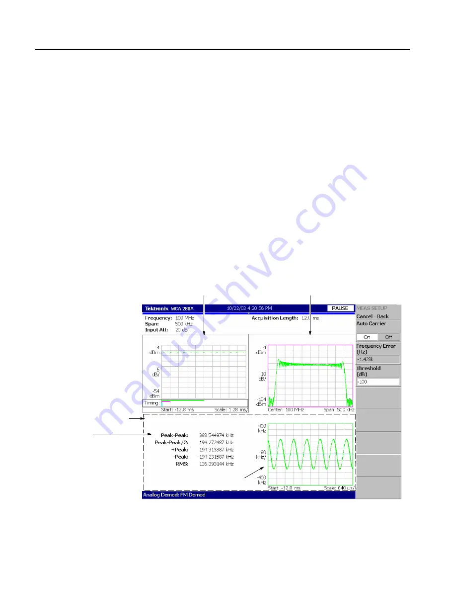 Tektronix WCA200A Скачать руководство пользователя страница 166