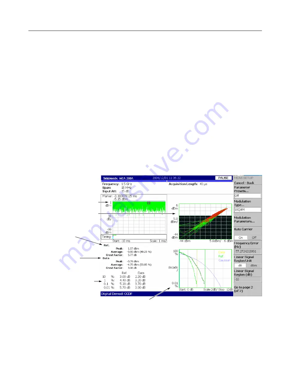 Tektronix WCA200A Скачать руководство пользователя страница 185