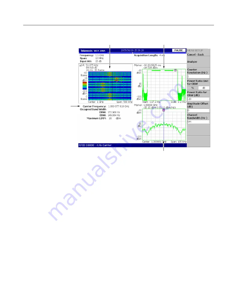 Tektronix WCA200A User Manual Download Page 191