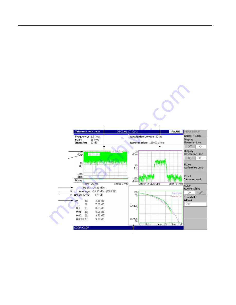 Tektronix WCA200A Скачать руководство пользователя страница 218