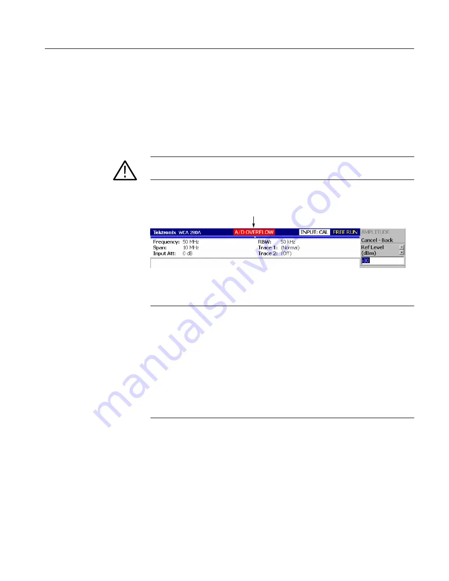 Tektronix WCA200A User Manual Download Page 257