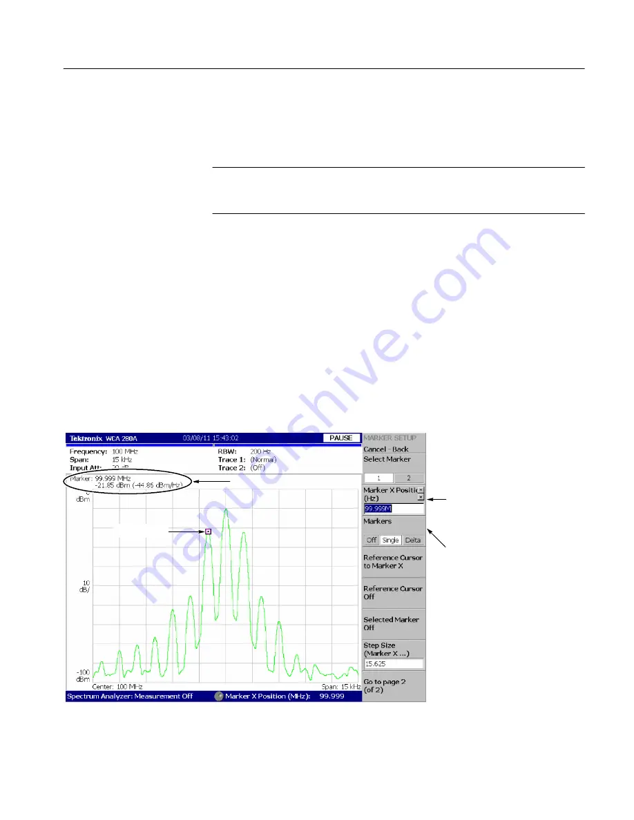 Tektronix WCA200A User Manual Download Page 351