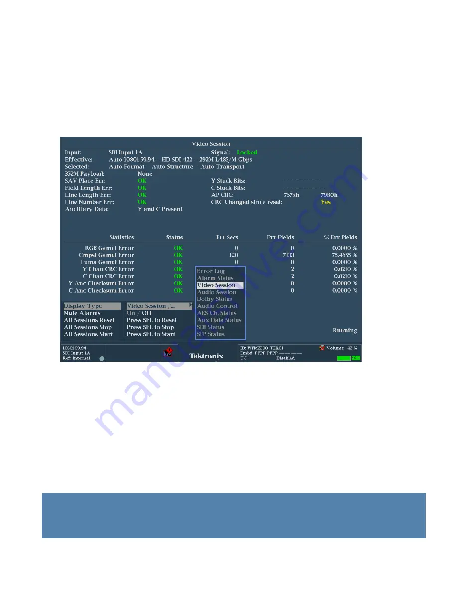 Tektronix WFM2300 Скачать руководство пользователя страница 4