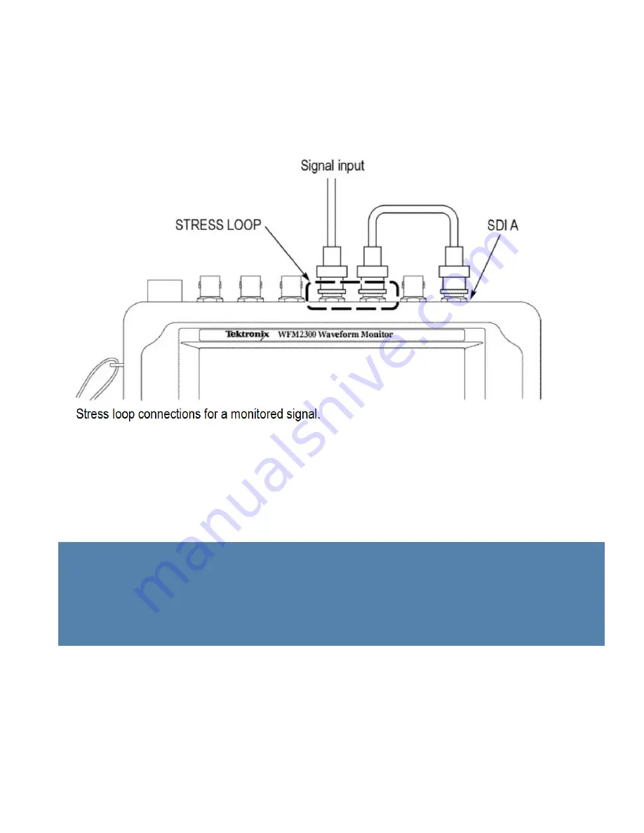 Tektronix WFM2300 How-To Manual Download Page 7