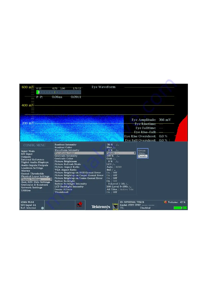 Tektronix WFM2300 How-To Manual Download Page 12