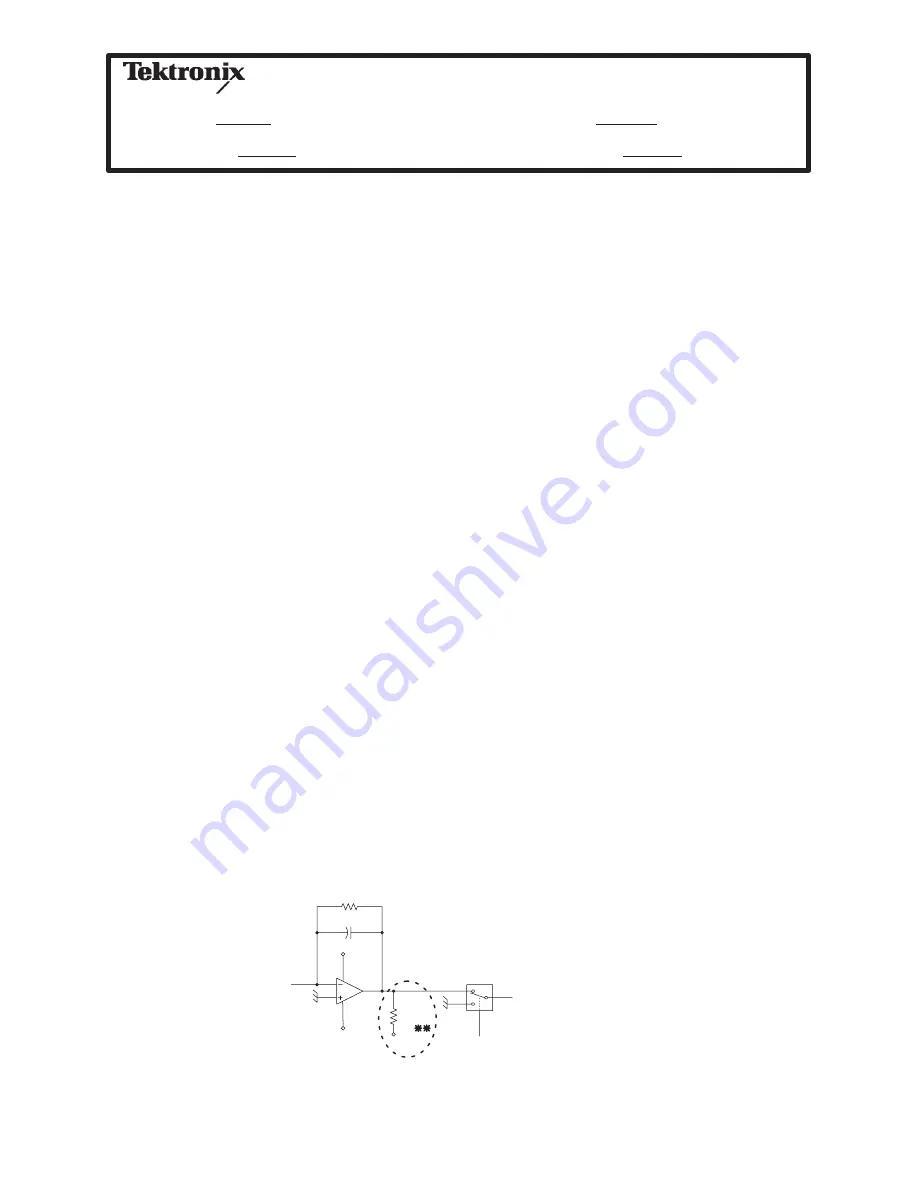 Tektronix WFM601 Скачать руководство пользователя страница 298