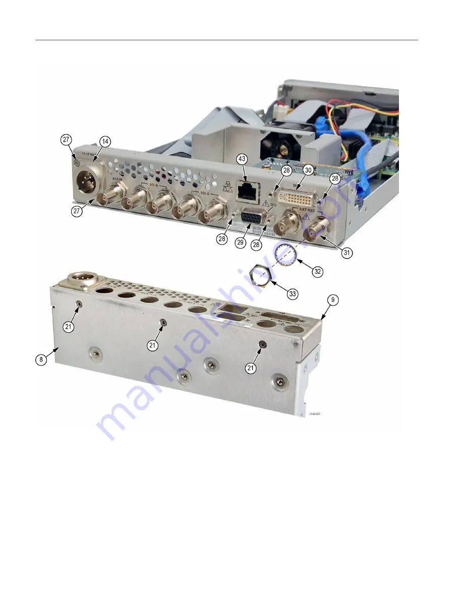 Tektronix WVR4000 Скачать руководство пользователя страница 50