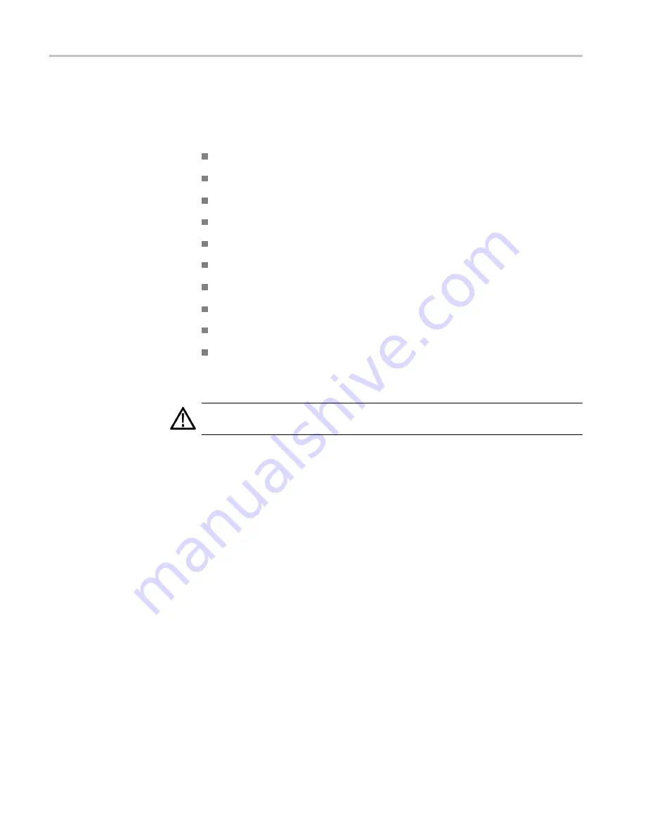 Tektronix WVR5250 Installation And Safety Instructions Download Page 30