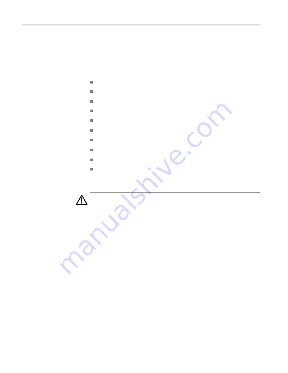 Tektronix WVR5250 Installation And Safety Instructions Download Page 74