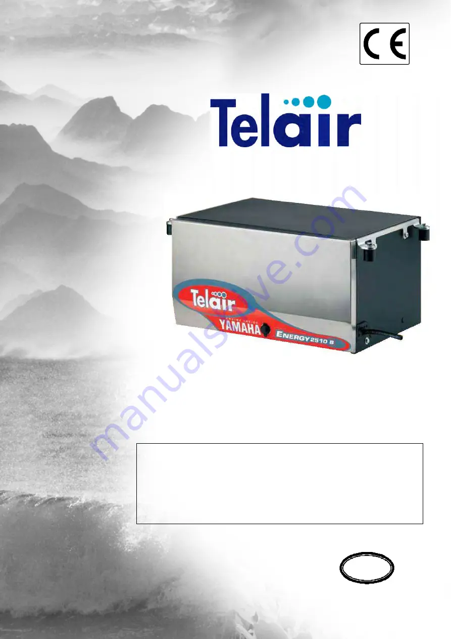 Telair ENERGY 2510B User'S Operating Instruction And Installation Manual Download Page 1