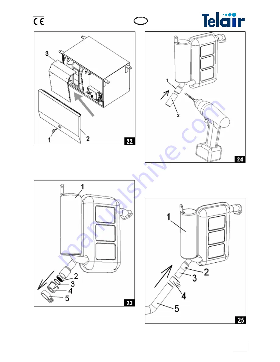 Telair Energy 2510G User'S Operating Instruction And Installation Manual Download Page 15