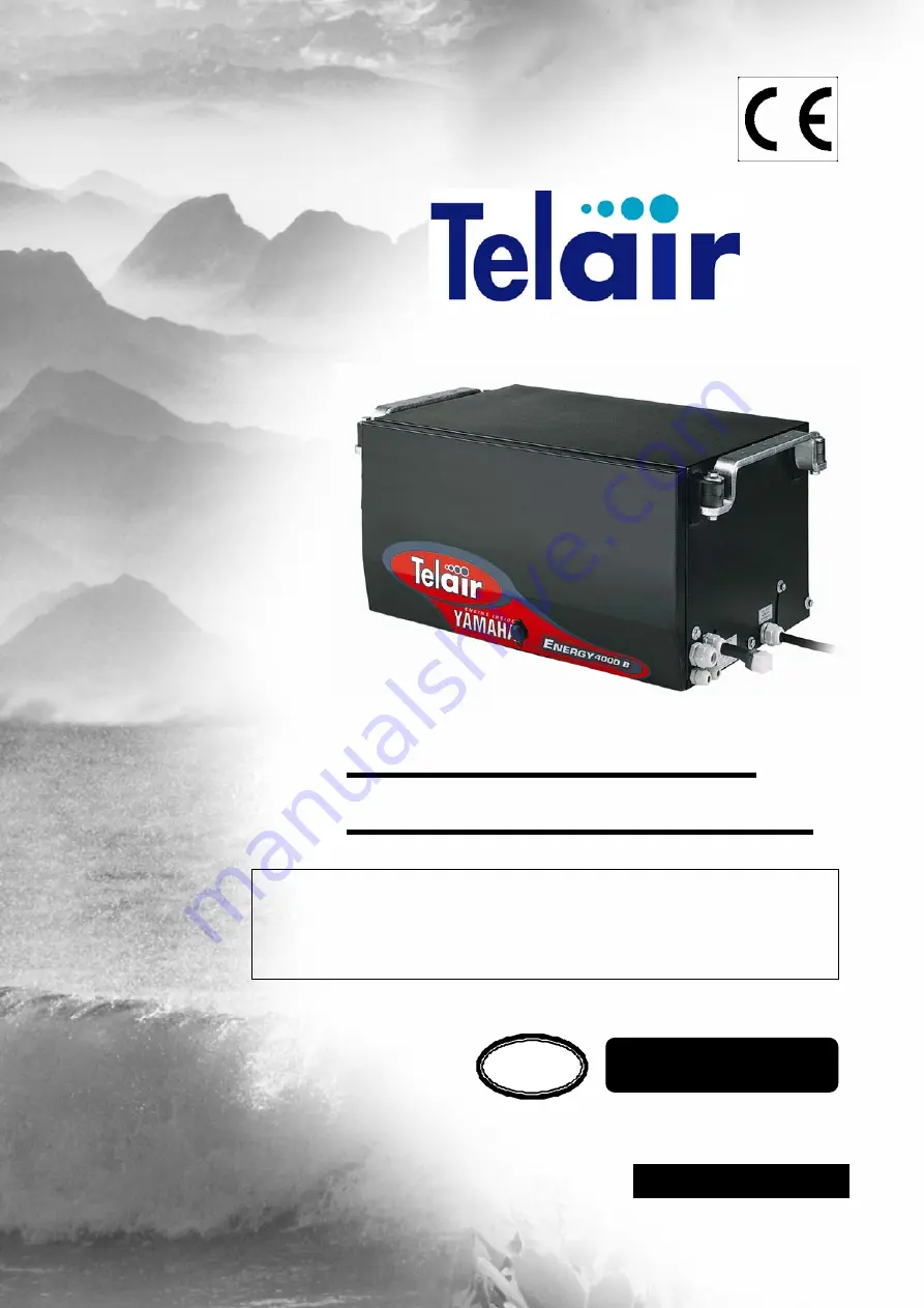 Telair ENERGY 4000B User'S Operating Instruction And Installation Manual Download Page 1