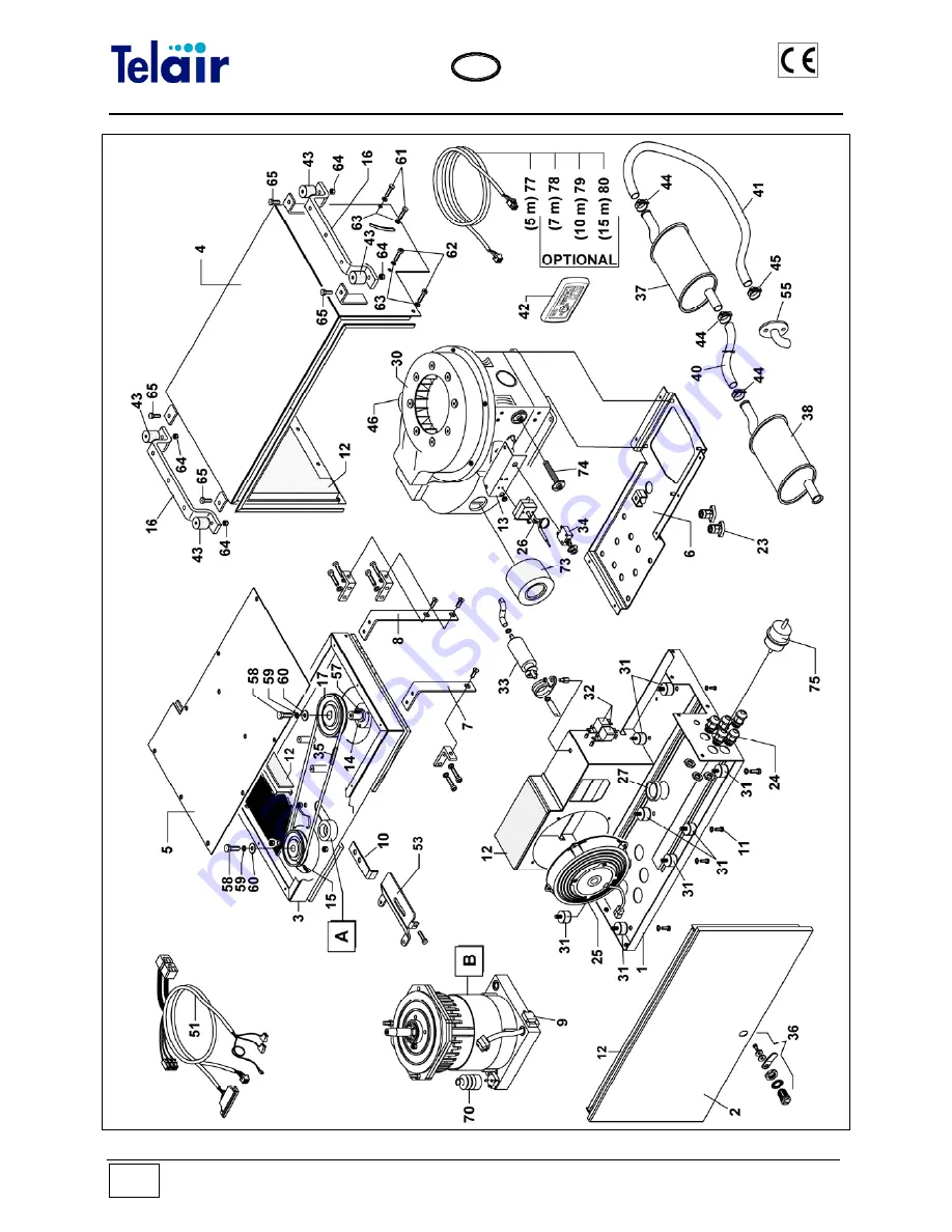 Telair ENERGY 4004D Use And Maintenance Manual And Instructions For Installation Download Page 16